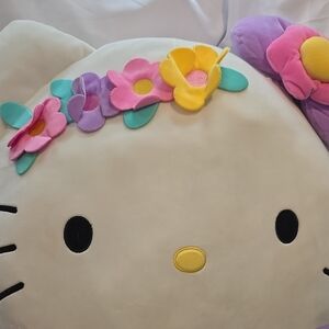 Hello Kitty Plush with Floral Accents